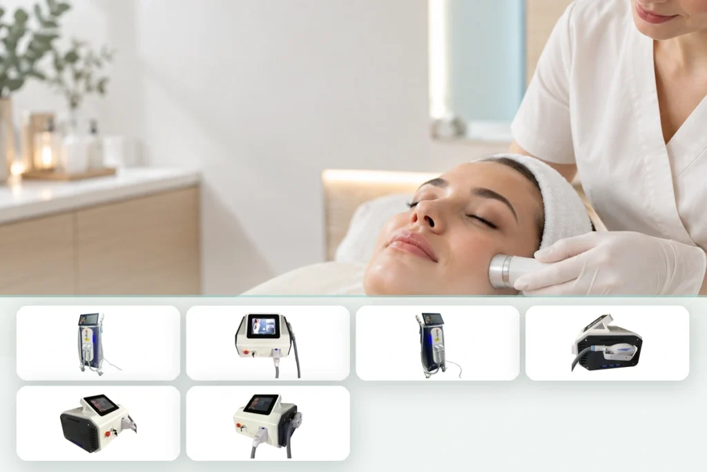 DPL and SHR Hair Removal & Skin Rejuvenation Machine – 8 Filters application reference