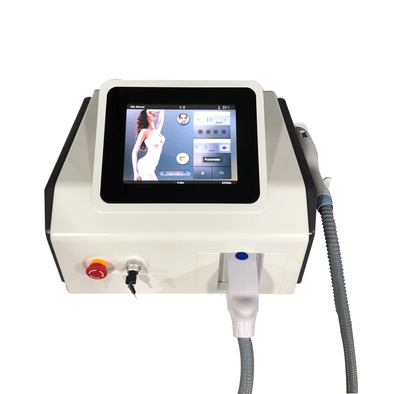 DPL and SHR Hair Removal & Skin Rejuvenation Machine on white background, front view