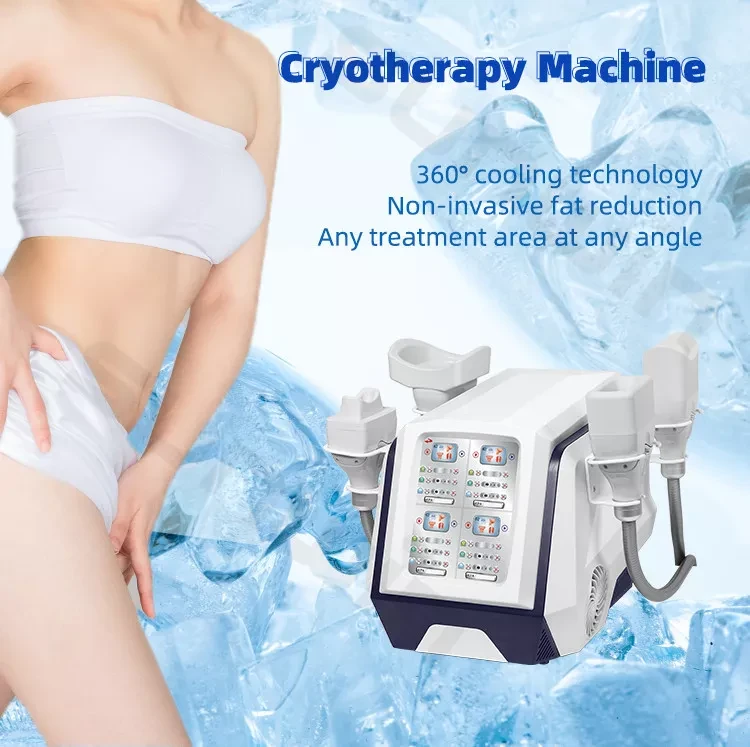4-Handle Cryolipolysis Fat Freezing Machine – 6 Cartridge Sizes application reference